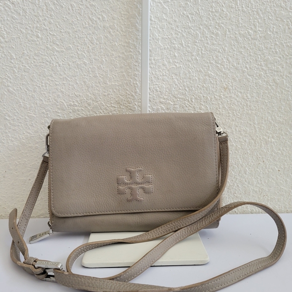 Tory Burch Handbags - Tory Burch Gray Crossbody Bag
